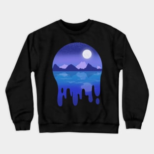 Drippy night Crewneck Sweatshirt